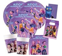 Procos KPop Demon Hunters - Kit de fiesta (50 piezas, para niños de 6 a 8 niños)