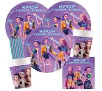 Procos KPop Demon Hunters - Kit de fiesta para 8 niños