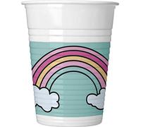 Procos Magic Party Regenbogen 8 Kunststoffbecher 200ml [Importación alemana]