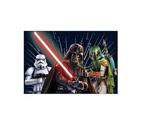 Procos - Mantel plástico Star Wars Galaxy (180 x 120 cm), Estrella, Multicolor, 180 x 120 cm, 93882