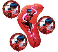 Procos Miraculous Ladybug - Ramo de decoración para fiesta de cumpleaños con globo de forma jumbo