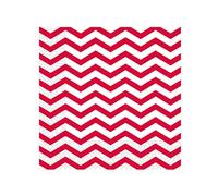 Procos- Servilletas de papel 3 capas 33 x 33 cm, Red Chevron, 20 unidades, multicolor, PR85640