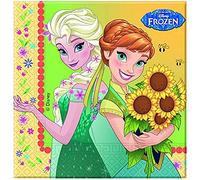 Procos - Servilletas de papel Disney Frozen Primavera (33 x 33 cm, 2 capas), 20 unidades, 86149