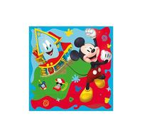 Procos - Servilletas de papel FSC Disney Mickey Rock The House (33 x 33 cm, doble velo), 20 unidades, multicolor, 93824