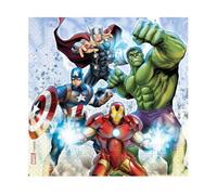 Procos - Servilletas de papel FSC Marvel Avengers Infinity Stones (33 x 33 cm, doble velo), 20 unidades, multicolor, 33 x 33 cm, 93873