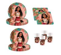 Procos - Set de Fiesta Moana de Varias Piezas para cumpleaños Infantiles o Fiestas temáticas, decoración de Mesa