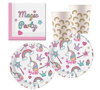 Procos- Set de fiesta unicornio Magic Party, Multicolor (10118521)