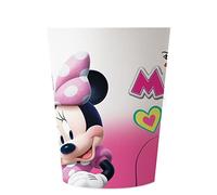 Procos - Vasos de plástico Disney Minnie Junior (200 ml), 8 unidades, rosa, 94241