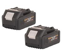 Procraft 2x 20/4 batería 20 V 4,0 Ah / 4000 mAh Li-ion con indicador de estado de carga