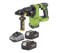 Procraft PHA30bb - Taladro percutor inalámbrico (20 V, 2,8 J | 2 baterías de 4,0 Ah, cargador