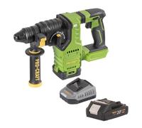 Procraft PHA30bb - Taladro percutor inalámbrico (20 V, 2,8 J, SDS plus Brushless + 1 batería de 2,0 Ah + cargador)