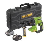 Procraft PHA40bb-c - Taladro percutor inalámbrico (20 V, 2,6 J | 1 batería de 4,0 Ah, cargador, maletín