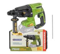 Procraft PHA40bb-c - Taladro percutor inalámbrico (20 V, 2,6 J | Maleta sin batería, sin cargador