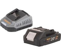 Procraft Starter Pack C20/2 cargador 20 V 2 A + 1 batería 20/2A 2,0 Ah