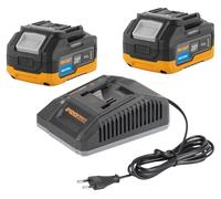 Procraft Starter Pack C20/6.5 Cargador rápido 20 V 6,5 A + 1 batería 20/4 4,0 Ah