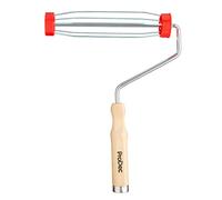 ProDec 9 pulgadas x 1,75" Mango de madera para rodillo de pintura profesional con jaula antideslizante de 5 alambres y mango a presión para alargadera, 9" x 1,75".
