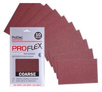 ProDec Advance 10 Hojas Lijado Grano 60, Proflex, Flexible, Resistente Grietas, Múltiples Usos, 9"x5.5"