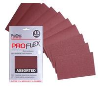 ProDec Advance 10 Hojas Lijado Surtidas, Proflex, Flexible, Resistente Grietas, Múltiples Usos, 9"x5.5"
