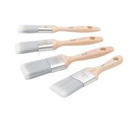 ProDec Advance Juego de brochas sintéticas Profesionales Ice Fusion de 4 Piezas para Pintar con Pinturas de emulsión, Brillantes y satinadas en Paredes, techos, Madera y Metal