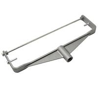 ProDec Bastidor de aluminio fundido de 12 pulgadas para rodillos de pintura de doble brazo de alta resistencia con mango atornillable para pértigas de extensión, incluye una selección de rodillos
