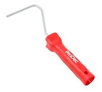 ProDec Bastidor de minirodillo 4 pulgadas compatible con todos los minirodillos de pintura - 10 pulgadas de largo, barra universal cromada de 6 mm de diámetro con mango de calidad profesional