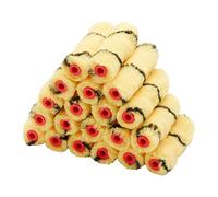 ProDec Big Box 20 paquetes de mini rodillos de pintura tejidos de pelo medio de 4 pulgadas para un acabado suave al pintar con pinturas de emulsión de calidad profesional y bricolaje