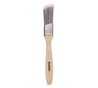 ProDec Brocha Profesional sintética de 1 Pulgada y Mango Largo para Cortar Bordes y Pintar con Pinturas de emulsión, Brillantes y satinadas en Paredes, techos, Madera y Metal, 1" 25mm