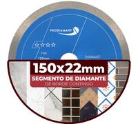 PRODIAMANT, disco de corte para diamantes de 150 mm, para cerámica y gres porcelánico de alta calidad, modelo Rondo F702