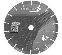 PRODIAMANT disco de corte diamantado 230 x 22,2 mm 10mm segmento profesional hormigón, piedra, ladrillo, universal