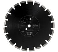 PRODIAMANT Disco de corte diamantado 350 mm x 20 mm abrasivo para asfalto, solado, hormigón ligero, hormigón fresco, arenisca y arcilla refractaria