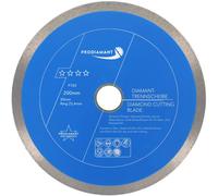 PRODIAMANT Disco de Corte Diamantado F702 ProRim 200 mm x 30/25,4 mm - para azulejos, gres porcelánico, piedra natural, sin astillas ni roturas, apto para sierra de mesa