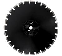 PRODIAMANT Disco de diamante abrasivo de 450 mm x 25,4 mm para carreteras, asfalto, pavimento, hormigón ligero, hormigón fresco, arenisca y arcilla refractaria