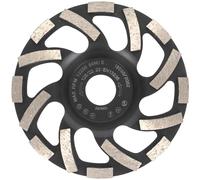 PRODIAMANT Muela de Copa Diamantada Turbo ST91 125 mm x 22,23 mm - para Solado y Asfalto, Calidad Profesional, Desbaste Rápido y Profesional, apto para Amoladora Angular