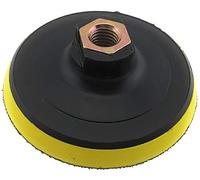 PRODIAMANT Plato de lijado 100 mm M14 - soporte autoadherente para amoladora angular y pulidora, espuma amortiguadora, lijado en húmedo y en seco sobre hormigón, piedra, metal y pintura