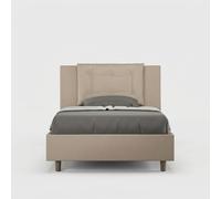 Produce Shop Annalisa P - Cama de plaza y media con almacenaje (120 x 190 cm), color beige