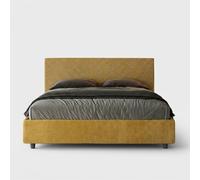 Produce Shop Arla Norris Era - Cama de matrimonio de tela, 160 x 190 cm, color amarillo