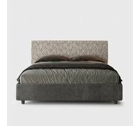Produce Shop Arla Norris Era - Cama de matrimonio de tela, 160 x 190 cm, color blanco
