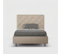 Produce Shop Cama de plaza y media acolchada 120 x 200 francesa contenedor Priya P1 - Beige