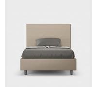 Produce Shop Cama francesa contenedor 140 x 200 plaza y media piel sintética Focus F - Beige