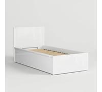 Produce Shop Tetrix - Cama individual con almacenamiento, 90 x 200 cm, color blanco