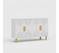ProduceShop - Aparador consola moderno con puertas y estantes Roger White