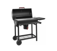 ProduceShop - Barbacoa de carbón de acero con ruedas y tapa, 2 parrillas Tennessee