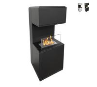 ProduceShop - Biocamino de bioetanol de pie en acero L38xP38xH100 Oslo Black