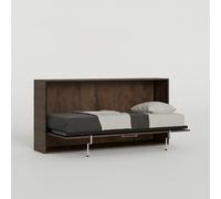 ProduceShop - Cama abatible horizontal, colchón 85x185cm en madera de nogal Kando MNC