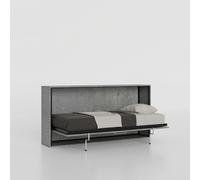 ProduceShop - Cama abatible horizontal gris con colchón 85x185cm Kando MCM