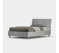ProduceShop - Cama de una plaza y media 120x200 cm con cajón y cabecera inclinada Demas