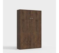 Cama plegable vertical Kentaro 140 en color nogal - Itamoby