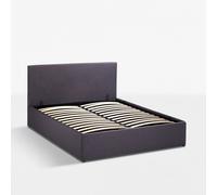 ProduceShop - Cama francesa de 15 plazas con red y contenedor 120x190 Basel Gray