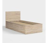 ProduceShop - Cama individual con canapé abatible 90x200 Tetrix Oak