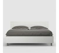 ProduceShop - Cama matrimonial 160x200 cm con somier contenedor y cabecero inclinado Ankel letto Ash